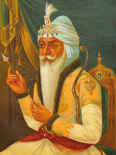 Portrait peint d'un maharaja